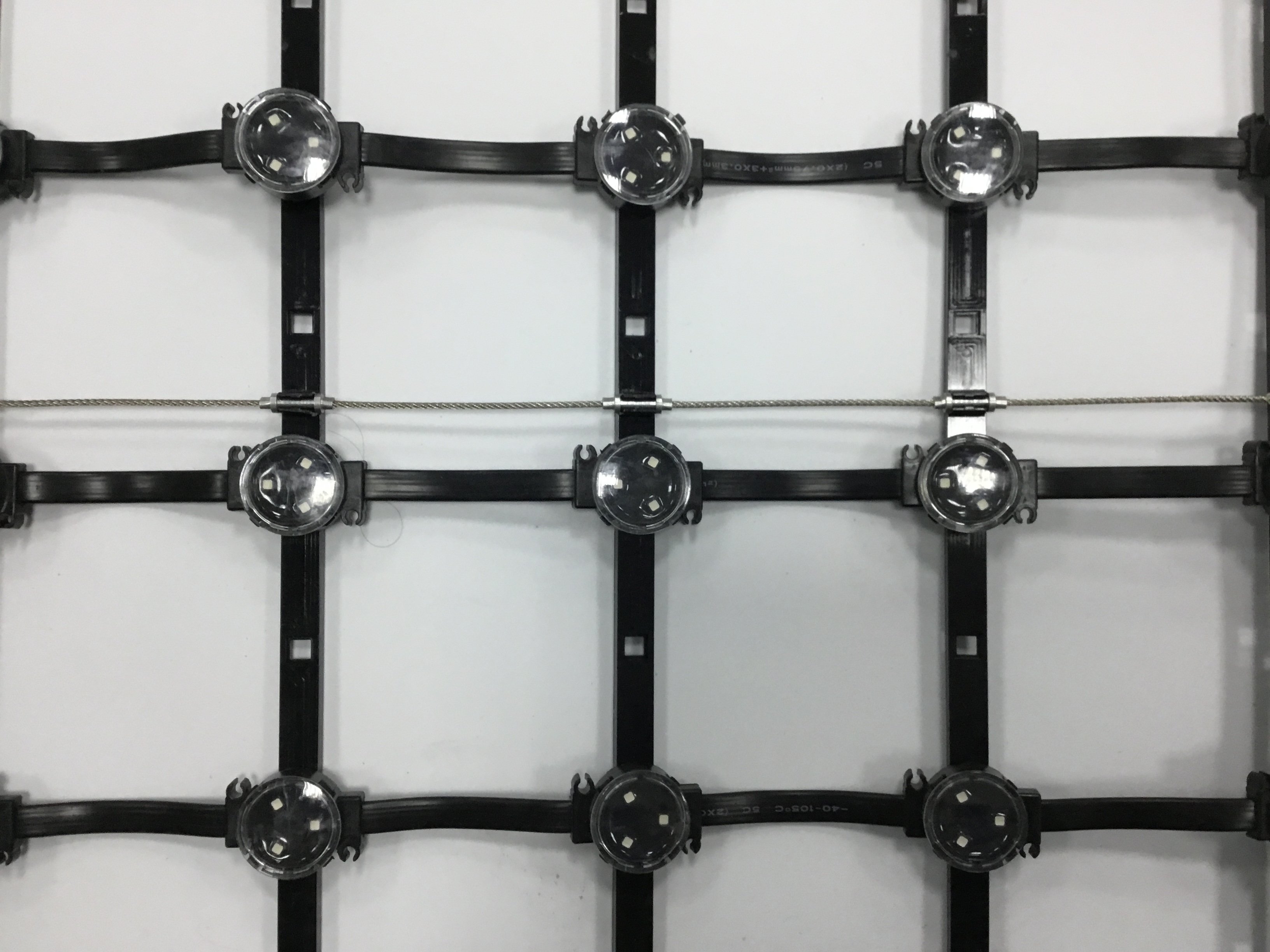 Outdoor LED Mesh Display For Building Facade Grey Flexible Stage Curtain IP67