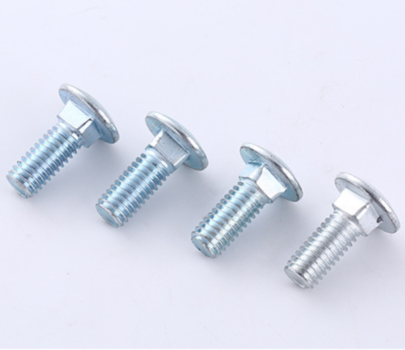 Hardened Steel Grade 8.8 10.9 Round Head Bolts Din 603 607 605 ASME M8 M14 M16 Bolt And Nut