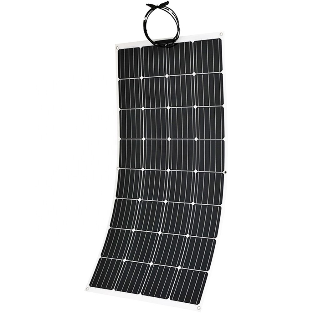 Semi Flexible 5BB Solar Panel 200w Bendable For Golf Car Van