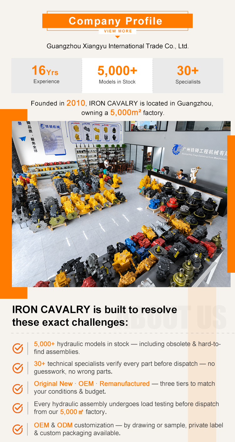 IRON CAVALRY 9195235 High‑Quality Hydraulic Pump Assembly Compatible With EX220‑5 Excavator Construction Machinery Repair Spare Parts