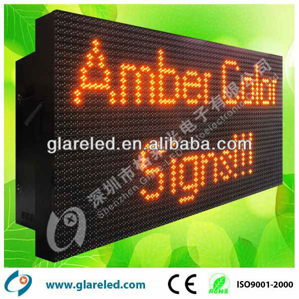 P31.25 Yellow LED Traffic Signs Warning Essential For Variable Message Signs