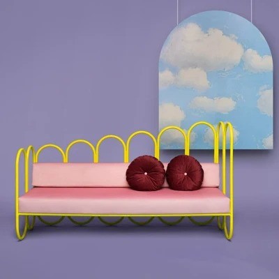 Minimalist Design Hotel Room Shoe Change Sofa Bed End Stool Furniture OEM