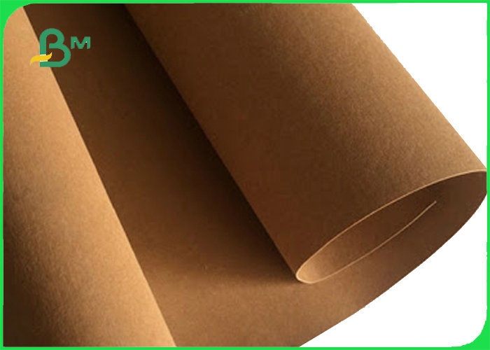  0.55mm Light Brown Washable Kraft Paper For Storage Organizer Eco Friendly