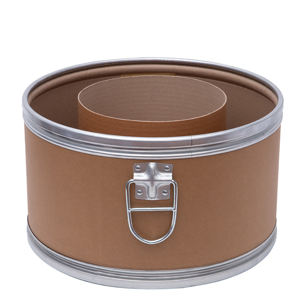 High Strength Fiber Drum Galvanized Handle Lateral Handles Lifting Belts Corrosion Resistant For Safe