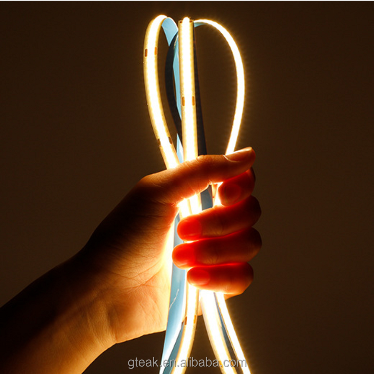 Decorative Background indoor flexible led strip Light rgb white warm blue color 5V 12v 24V 5M Luminous cob led strip light