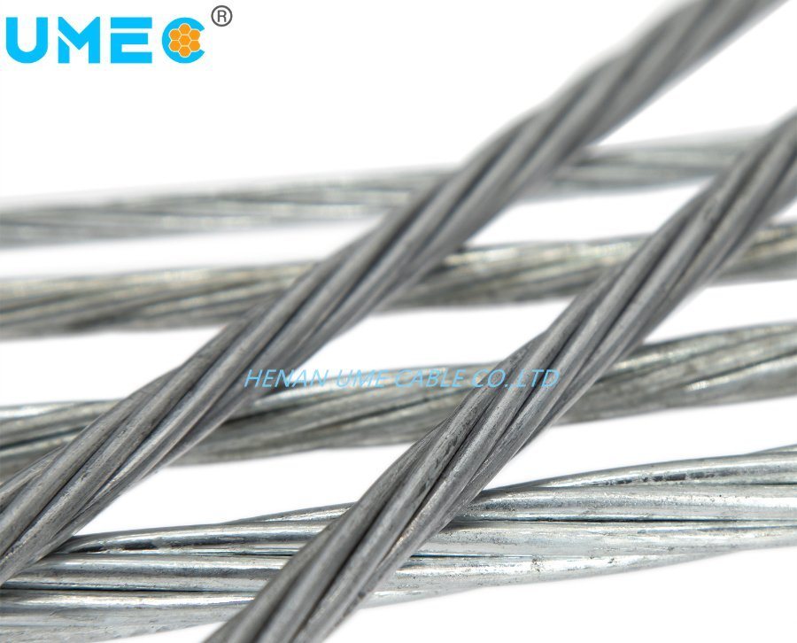 BS183 Galvanized Steel Strand Wire 7/10 Swg 7/3.25mm Stay Wire/Guy Wire
