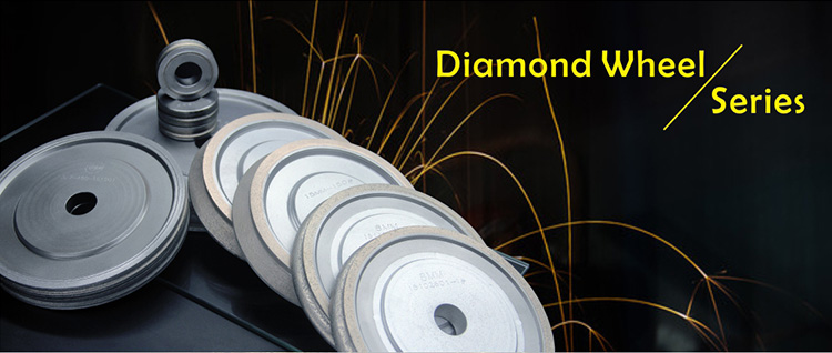Pencil edge diamond bond grinding wheel for glass disc