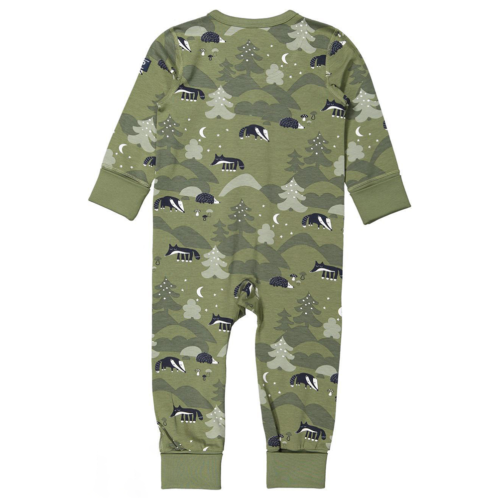 Wholesale Long Sleeves Baby Romper Custom Bamboo Cotton Baby Pajamas