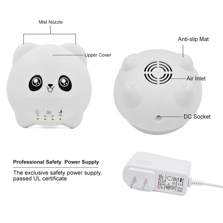 Animal Shape 300ml 15.6W Home Air Ultrasonic Humidifiers 6H Timer