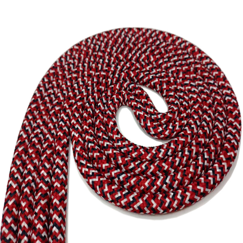 9mm Solid Braid Polyester Rope Red Polyester Rope High Tenacity