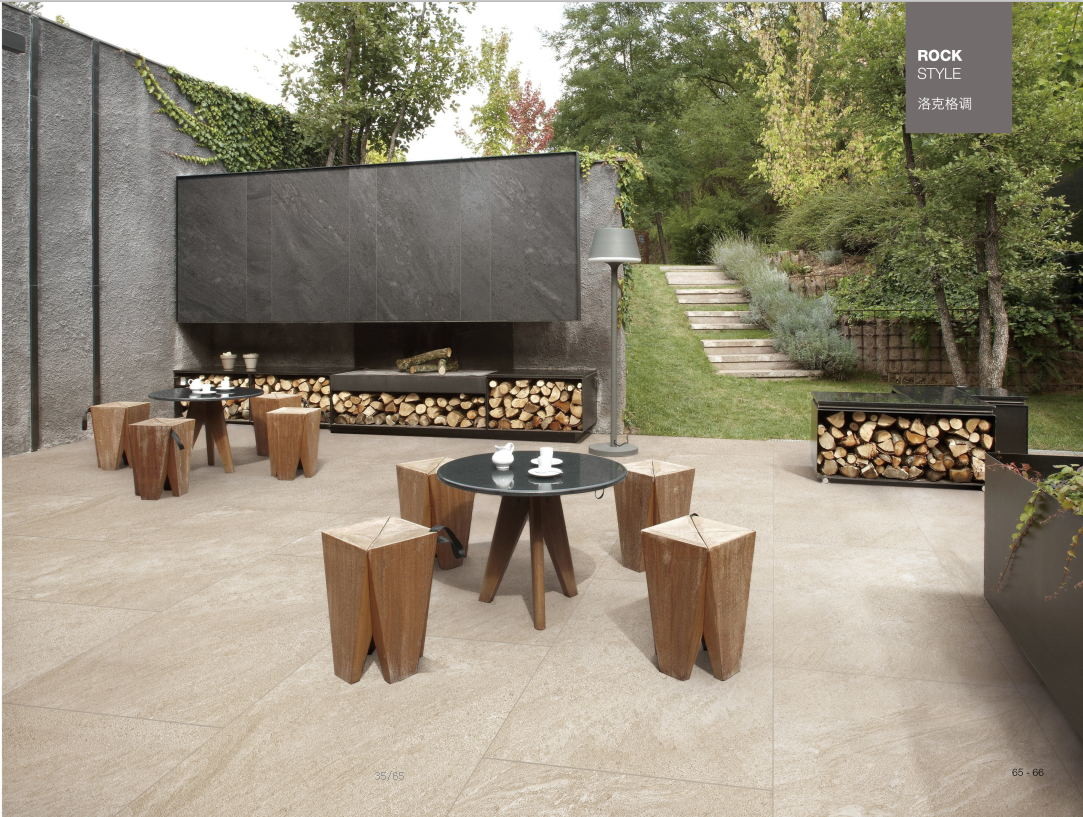 Outdoor Wear Resistant Nonslip Porcelain Floor Tiles 600x600