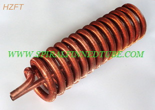 Tin Plated Surface Copper Finned Tube Coils as Heater in Drinking Water Systems