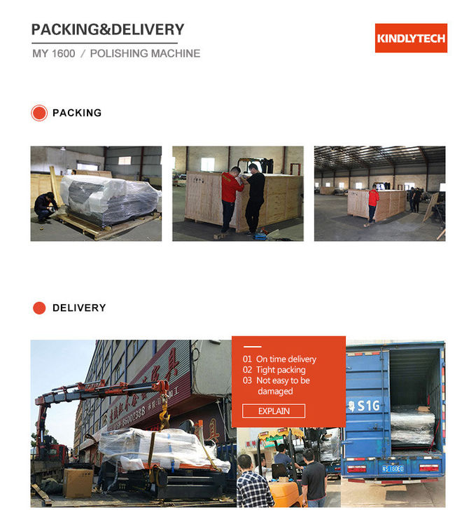 50hz 1000mm/Min Acrylic Edge Polishing Machine Steel Structure