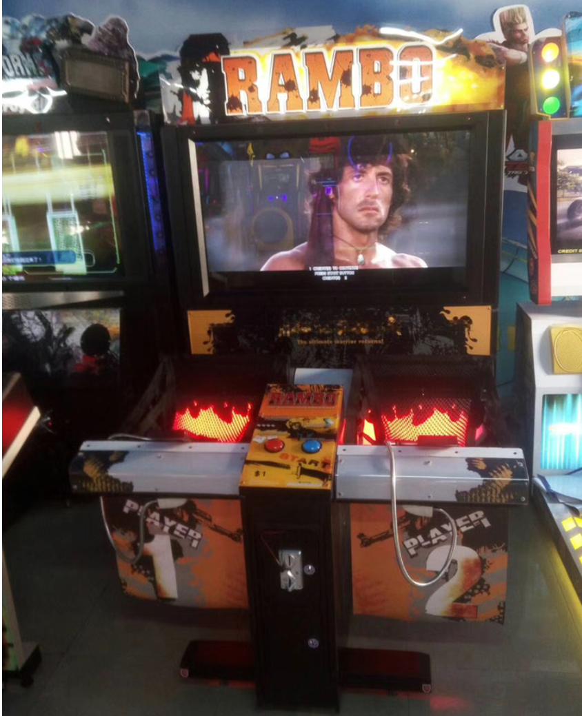 Shopping mall arcade shooting gun video simulator console shooting gun games machines