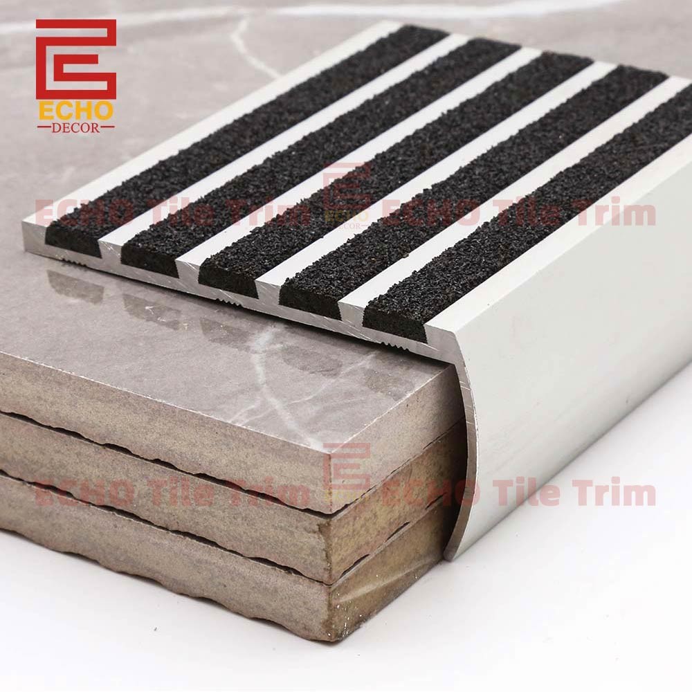 Anti Slip Concrete Stair Nosing Trim External Step Edging Capping