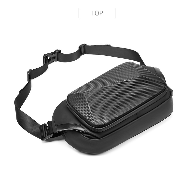 Factory wholesale custom sport waterproof new fashion casual anti theft crossbody sling bag chest men sling bag