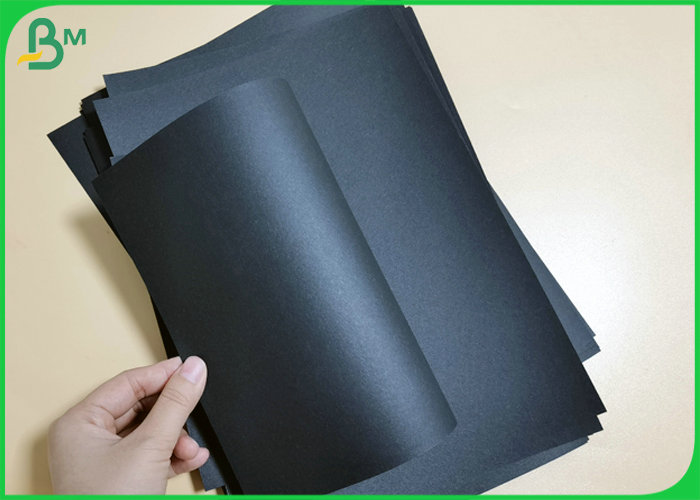 Jumbo roll Coated 110g To 350g Double sides full Black Craft Paper board