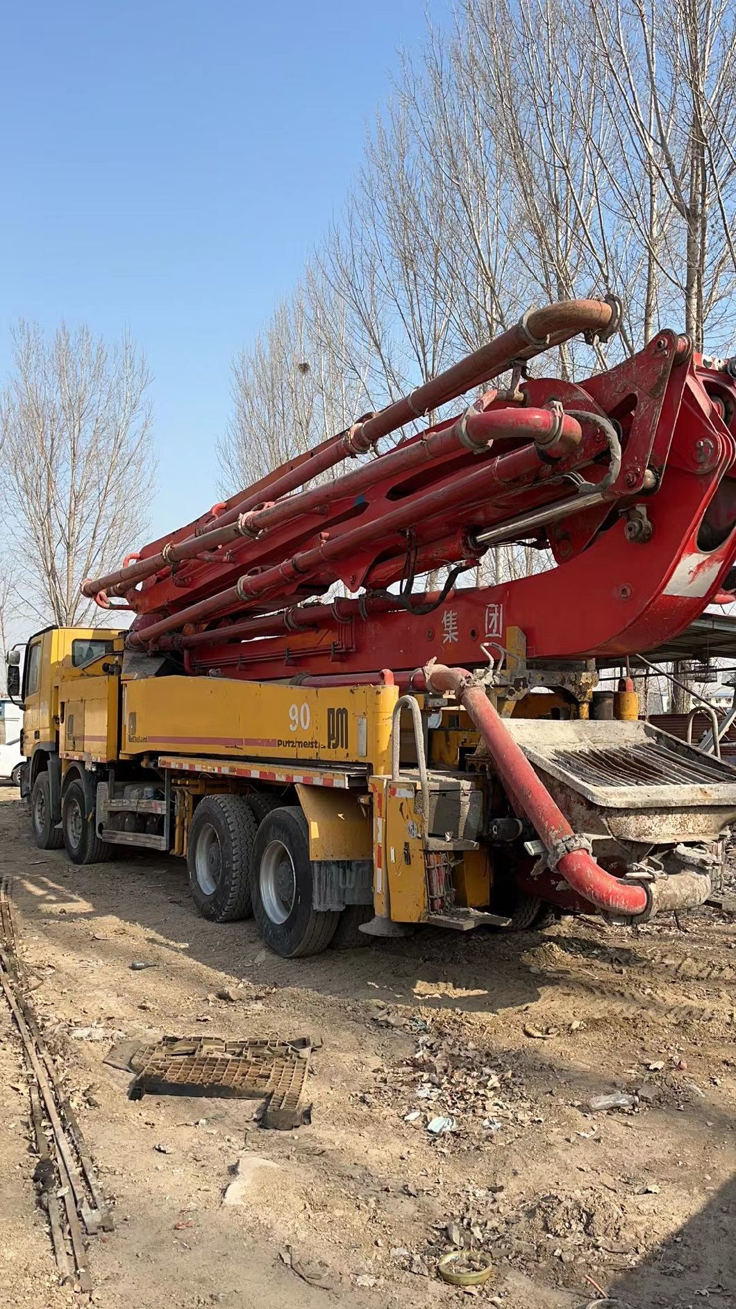 Special Offer 2006 Putzmeister 46m Concrete Pump Used Mobile Hydraulic Pump Sale in Cheap Price