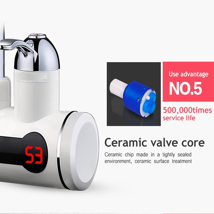 220V Automatic Hot Water Tap ABS High Temperature Resistance Electric Hand Wash Tap