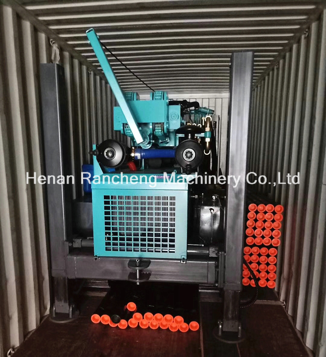 Hydraulic 380m Deep Water Well Drilling Machine 140mm - 325mm Diameter 96KW Power