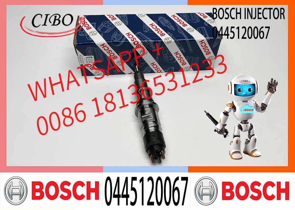 Hot Sale Manufacture Engine Diesel Fuel Injector 0445120067 For Deutz D6E EC210 EC200 Excavator Engine