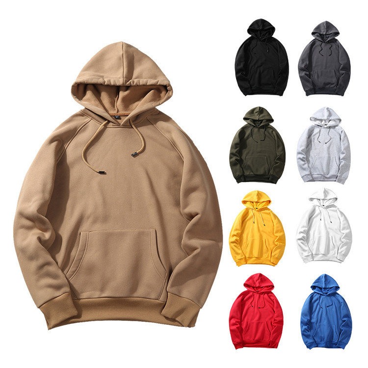 Sport Wear Pullover Oversized Cotton Sweatshirt Unisex Daily Hoodies