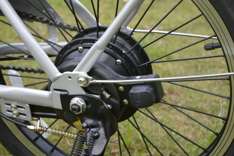 25km/H Small Long Range Folding Electric Bike 36V 250W Brushless Hub Motor