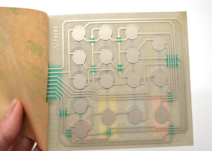 Custom Mulit Button Tactile Membrane Switch Keyboard Without Metal Dome Inside