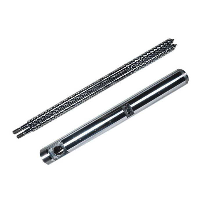 Parallel Twin Screw and Barrel Theysohn TTS88-26 Double Screw Barrel