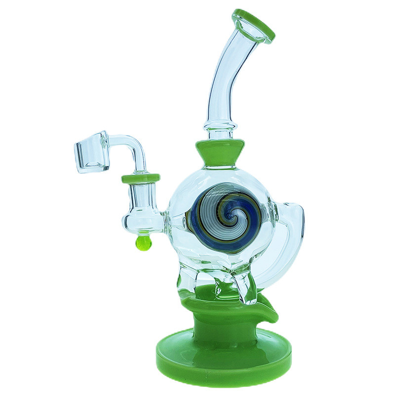 15" Heavy Hookah Glass Water Bongs Thick Smoking Water Pipes With 14mm