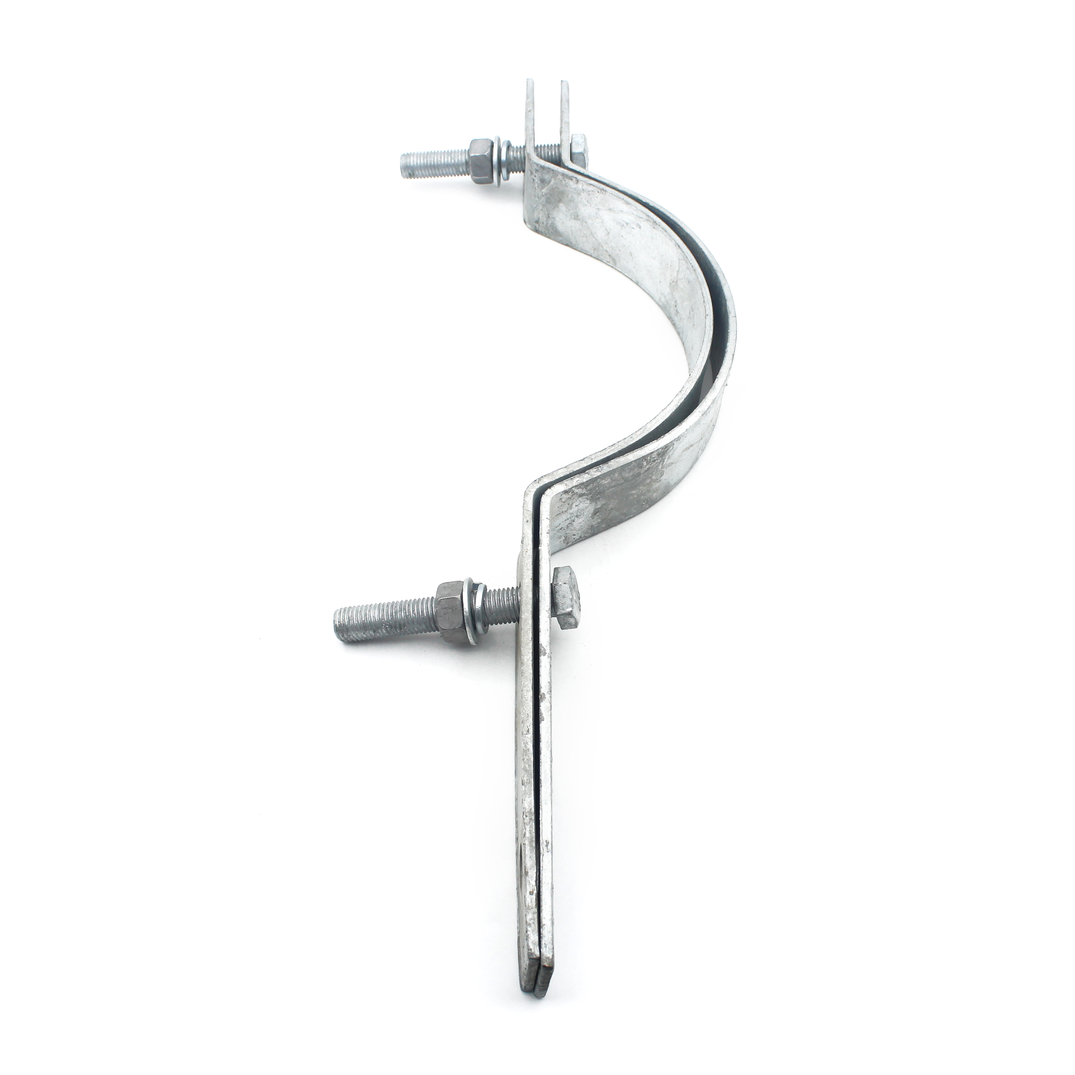 Electric Power Fitting Fastener Clamp Hold Hoop for and Hot Dip Galvanized Pole Clamp