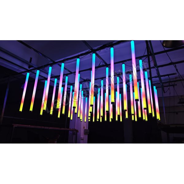 IP65 Waterproof 50mm DC24V SPI DMX512 RGB 3D LED Pixel Tube Light for Stage Events