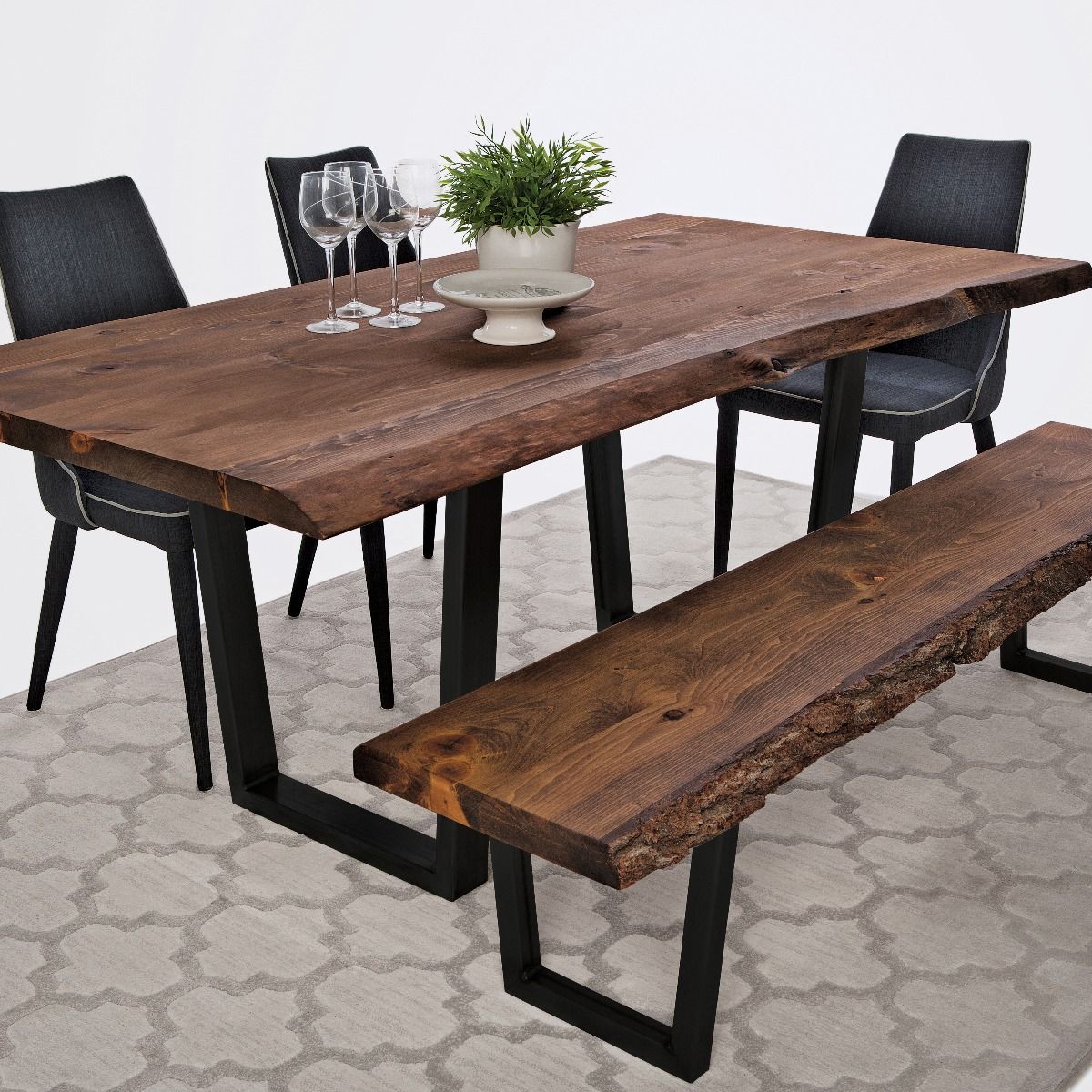 Black Powder Coating Finish Industrial Dining DIY Coffee Table Legs for DIY Furniture