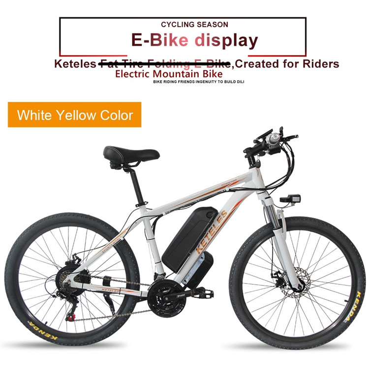 K820 26 Inch Electric Mountain Bike , 40km/H E Bike Mtb Full Suspension