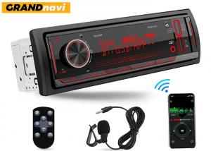 China Real Time Clock Android Auto Single Din MP3 Car Radio BT 5.0 Physical Touch Screen on sale