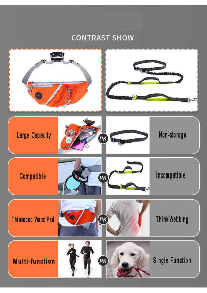 Nylon Other Pet Products Dog Walking Waist Bags Outdoor OEM