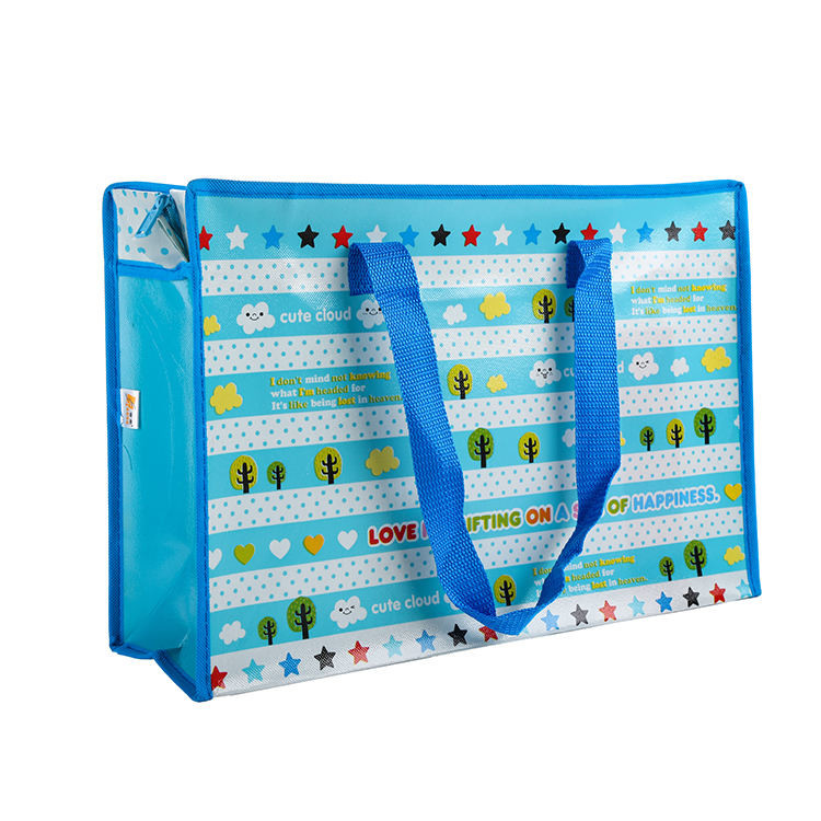 PP Woven Eco Packaging Die Cut Reusable Laminated Shopping Bags