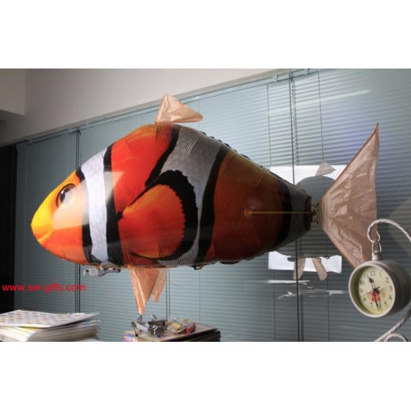 HOT Sale Remote Control Rlying Shark Electric Fish RC Fishing Plastic Inflatable Blimp