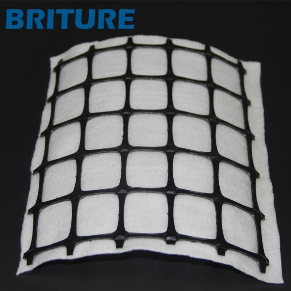 150gsm Geotextile polypropylene PP Biaxial Geogrid For Slope Stabilization 30-30kN/M