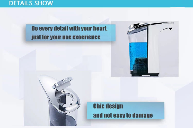 Touchless 480ml Deck Mounted Automatic Soap Dispenser