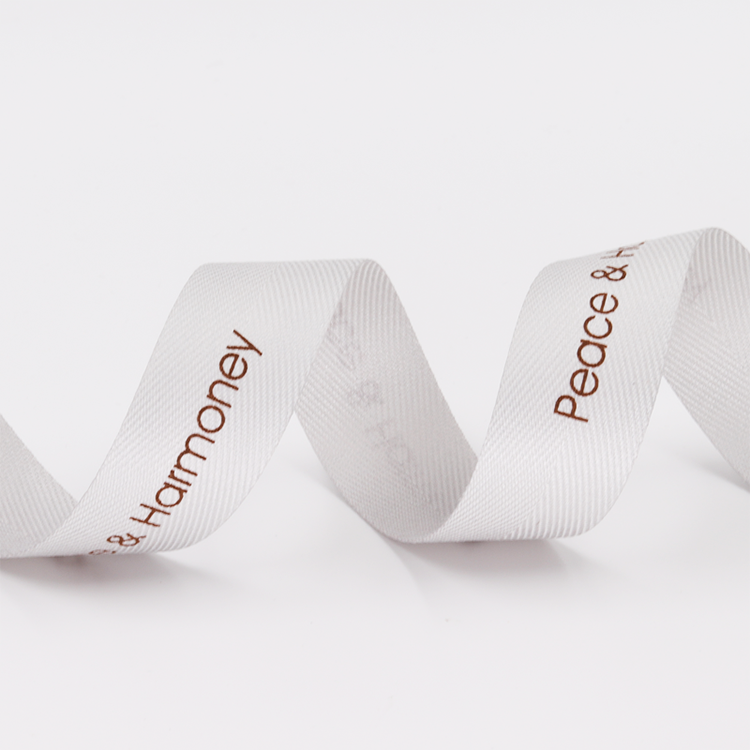 Colorful Personalized Satin Ribbon , Eco Friendly Single Face Satin Ribbon