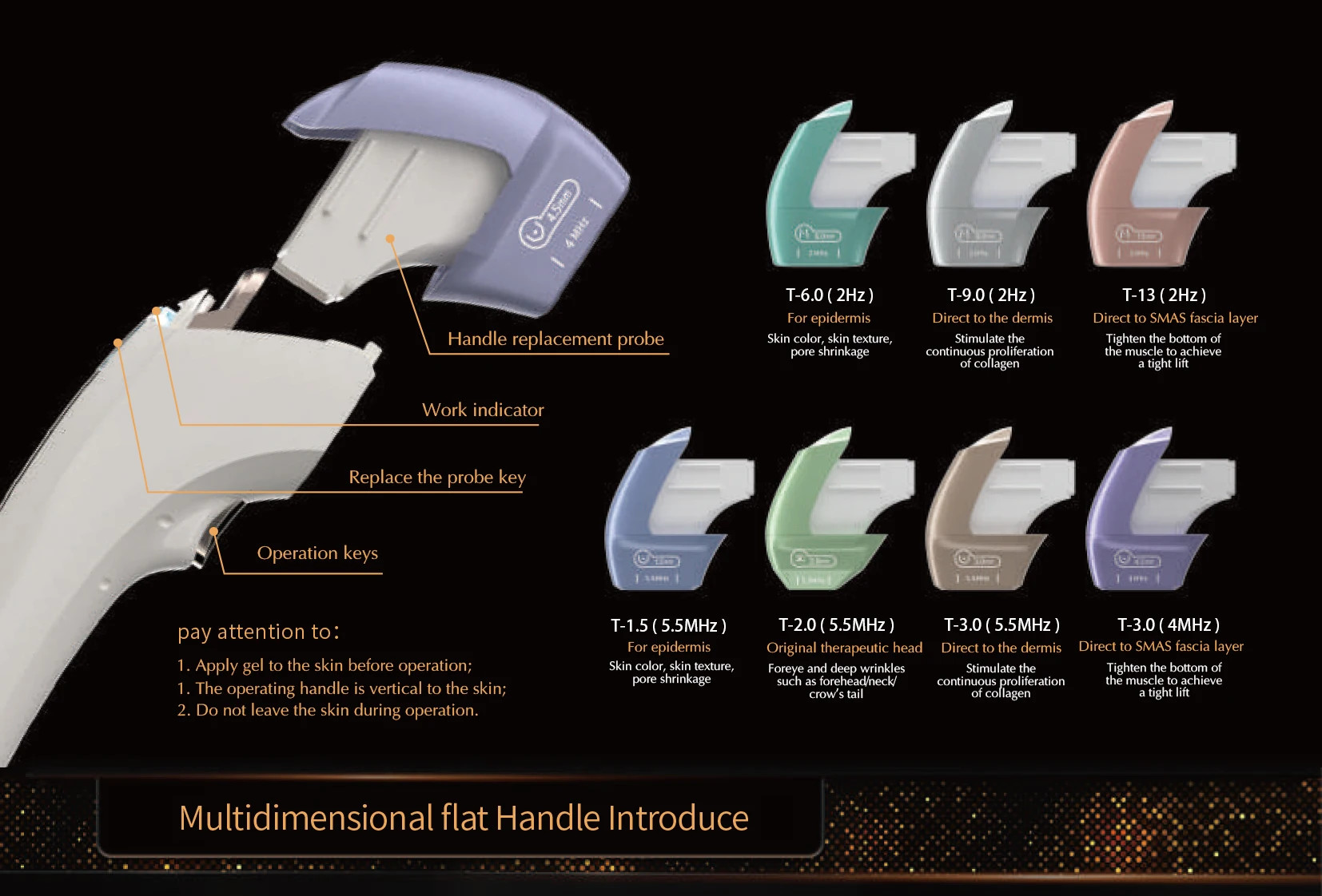 Anti Wrinkle 300W HIFU Machine Skin Rejuvenation 2MHZ 4MHZ 5.5MHZ 12D