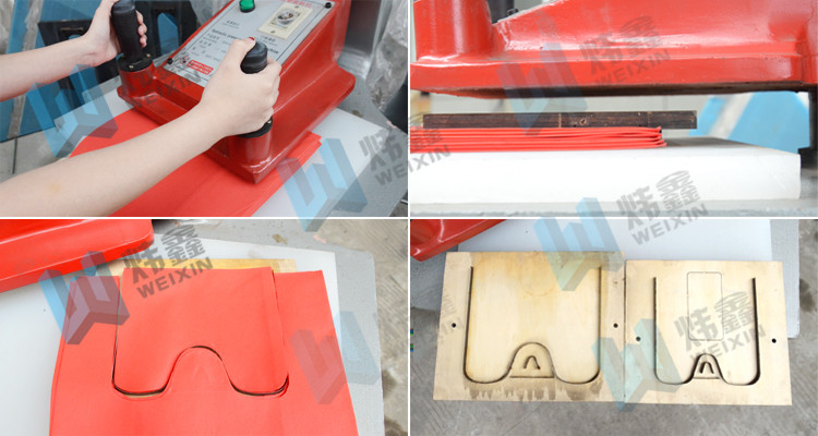 White Auto Ultrasonic Non Woven Punching Machine High Working Pressure
