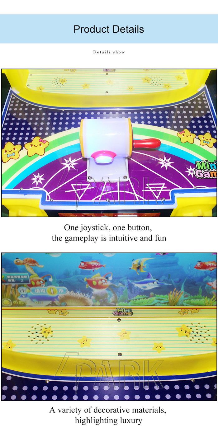 Kids Paradise Mini Fishing Amusement Arcade Machine Coin Operated