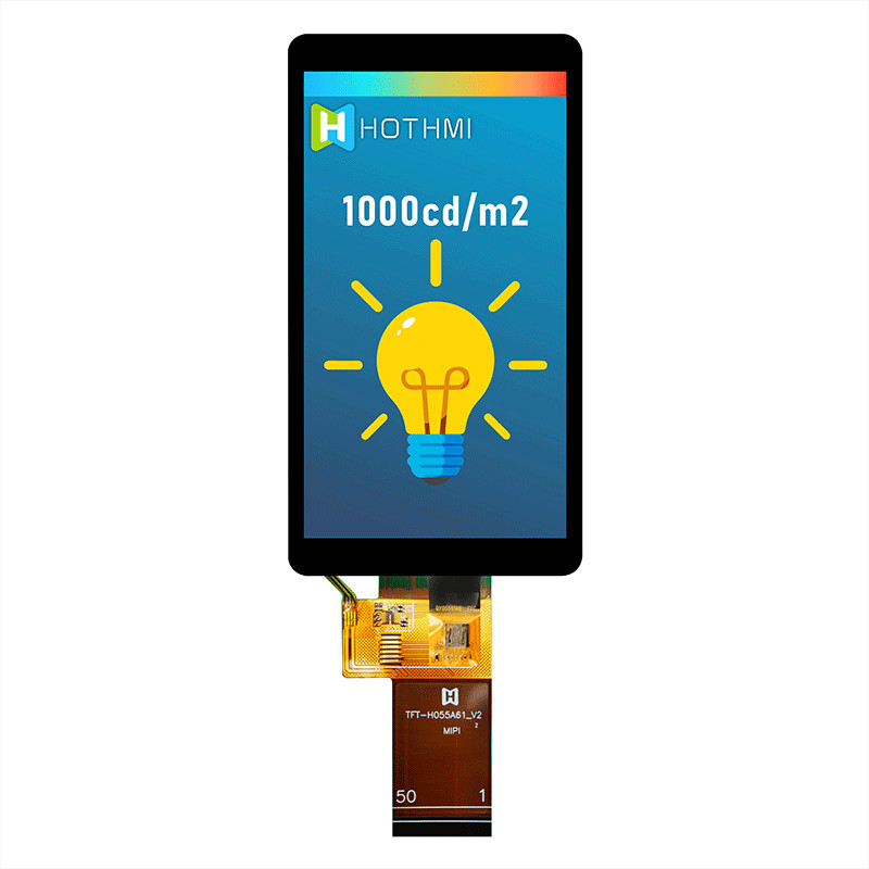 5.5 Inch 720x1280 TFT LCD Module IPS Display High Brightness Pcap Monitor