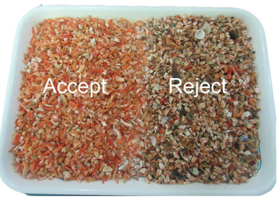 CCD Seafood Color Sorting Machine Stainless Steel Seafood Color Sorter