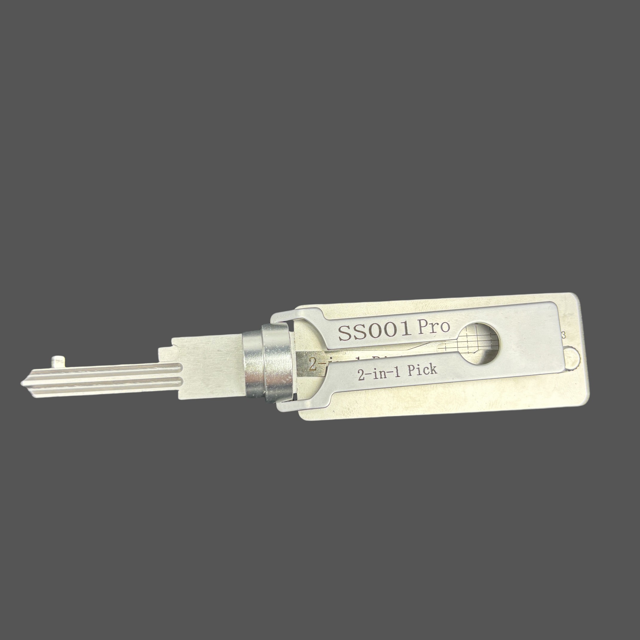 2 In 1 SS001 Pro Lock Pick 2pcs Decoder Lock Pick For Flat Shaped Locks