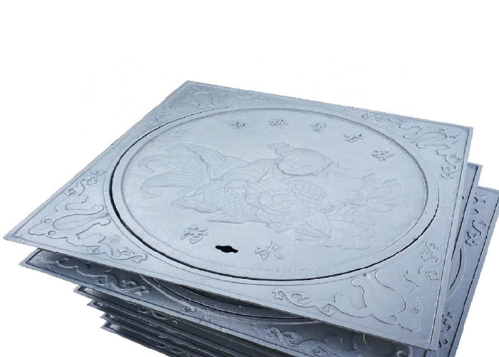 Sidewalk Square To Round Manhole Cover Polishing Surface Finished Rustproof