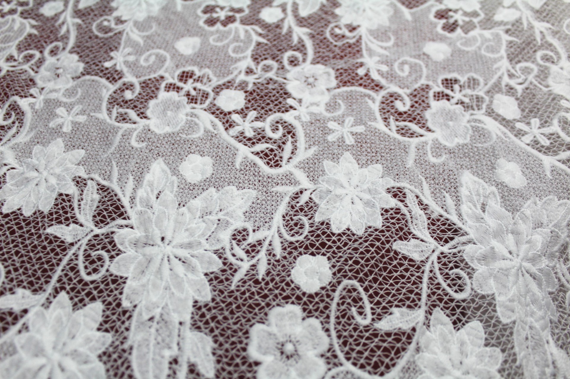 Apparel Accessories Chemical Lace Fabric Water Soluble Embroidery lace fabric