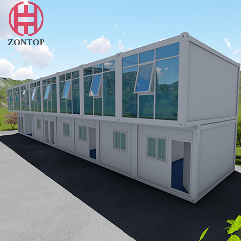 Zontop luxury prefabricated modular cheap depot stackable 20 ft 40 ft shipping container homes prefab house
